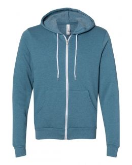 BELLA + CANVAS-Unisex Sponge Fleece Full-Zip Hoodie-3739